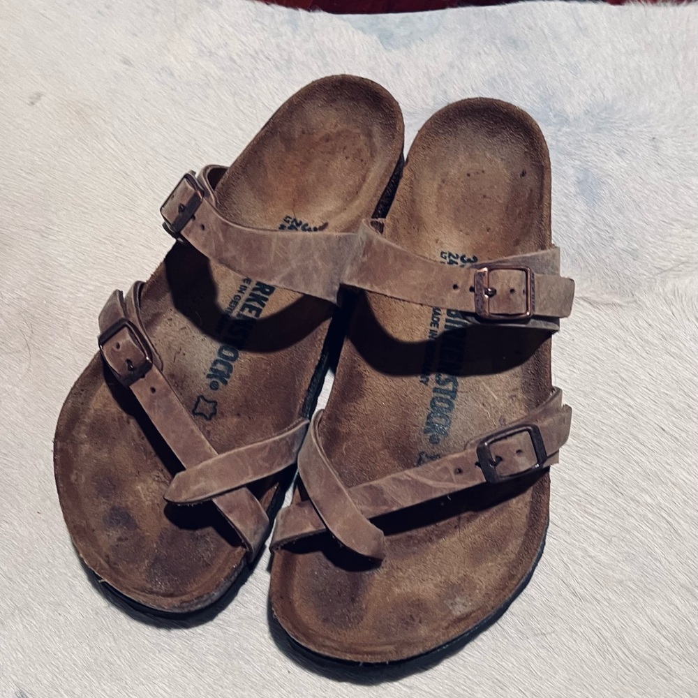 Birkenstock Brown Leather Sandals